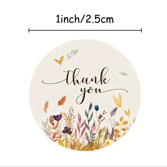500 pcs "Thank You for Supporting My Small Business" Stickers - Picture 2 of 7